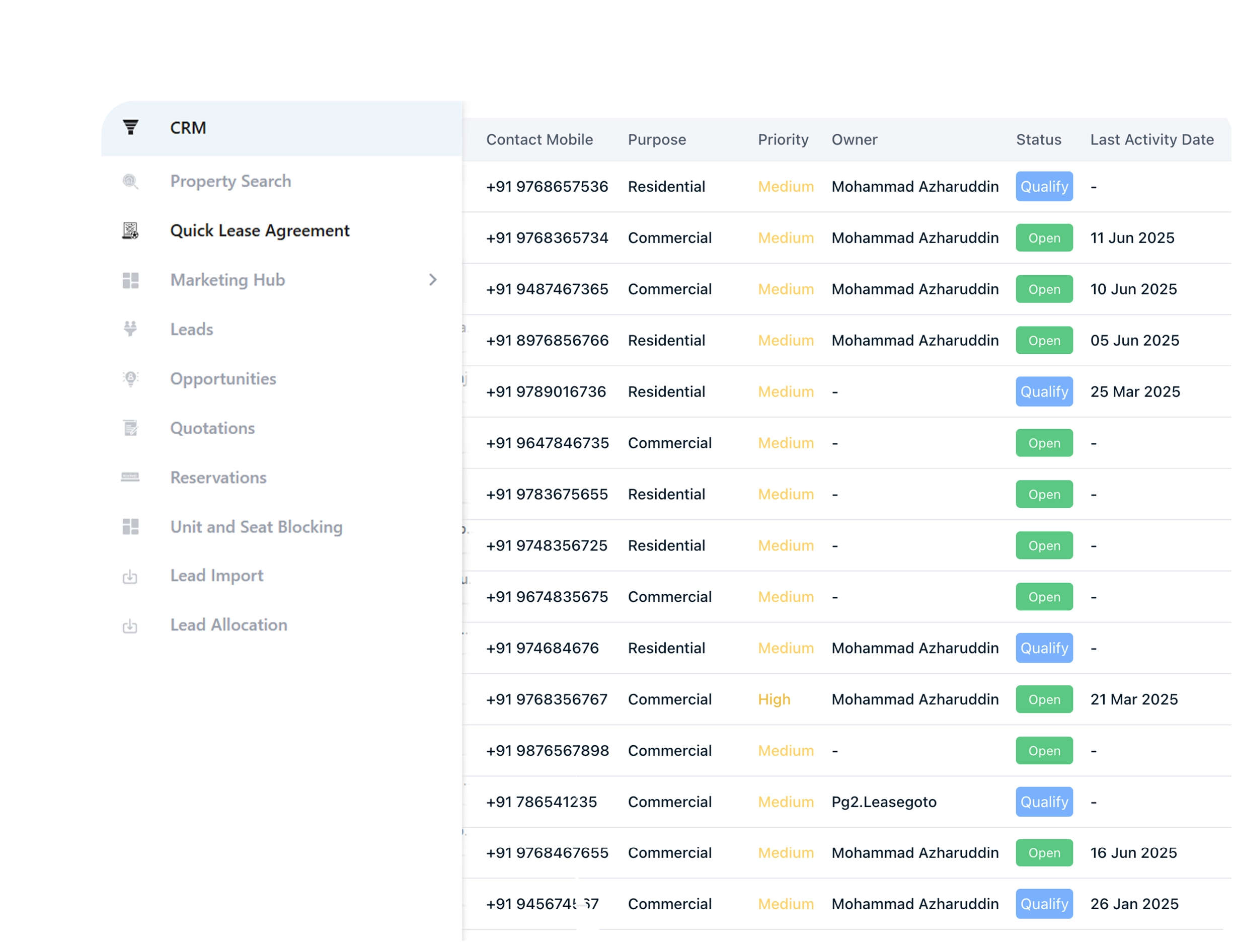 CRM & Lead Management