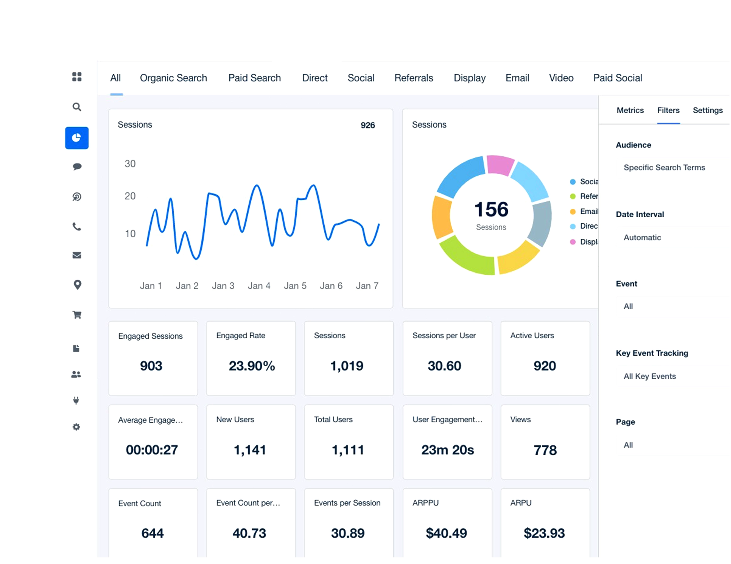 Filterable Search & Discovery