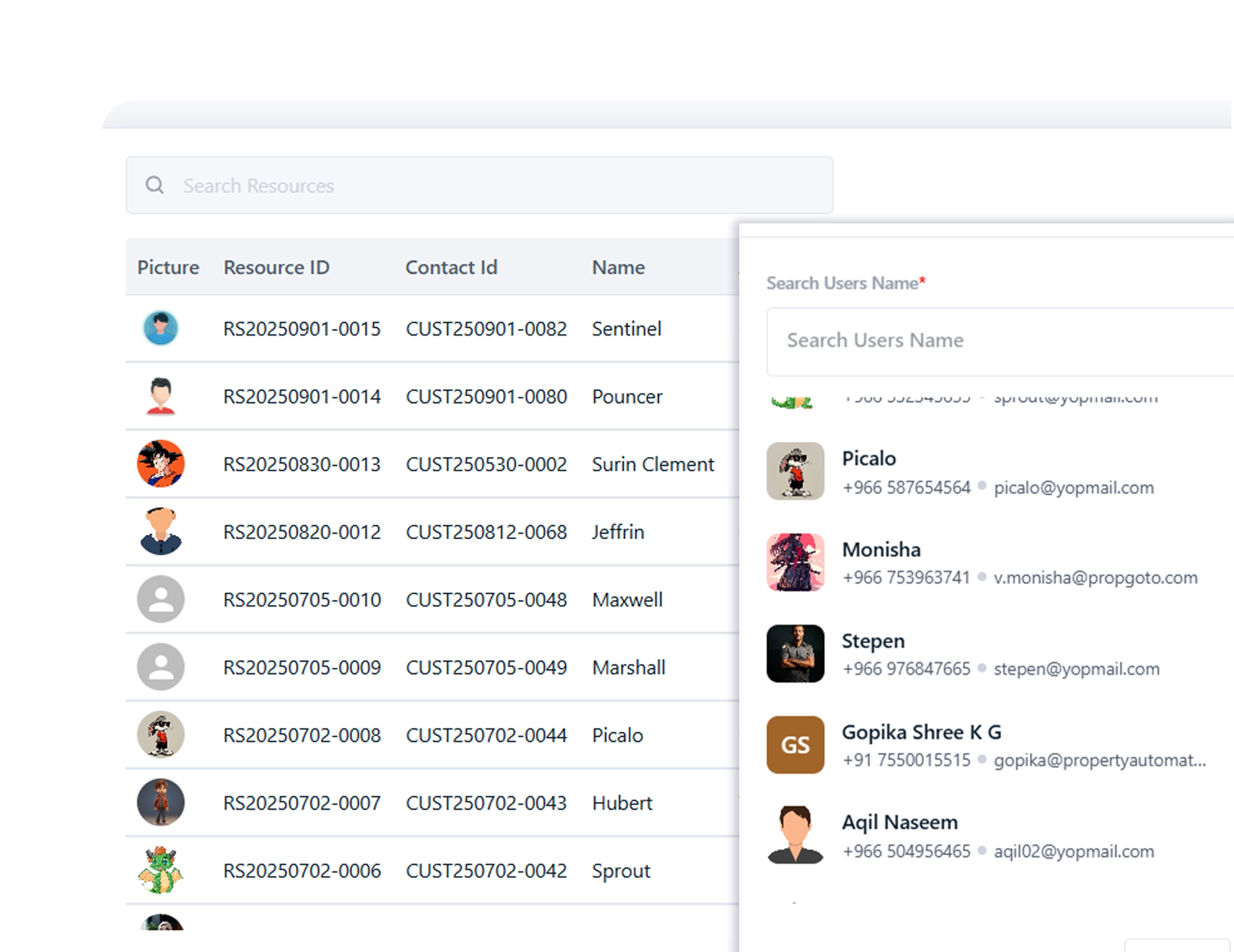 Booking & Resource Scheduling
